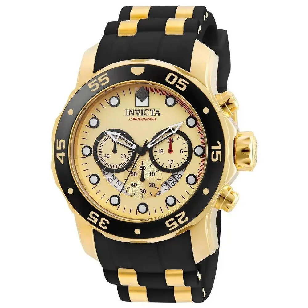 NWT Invicta 17566 Pro Diver | 3-Hand | Gold | Men's Watch